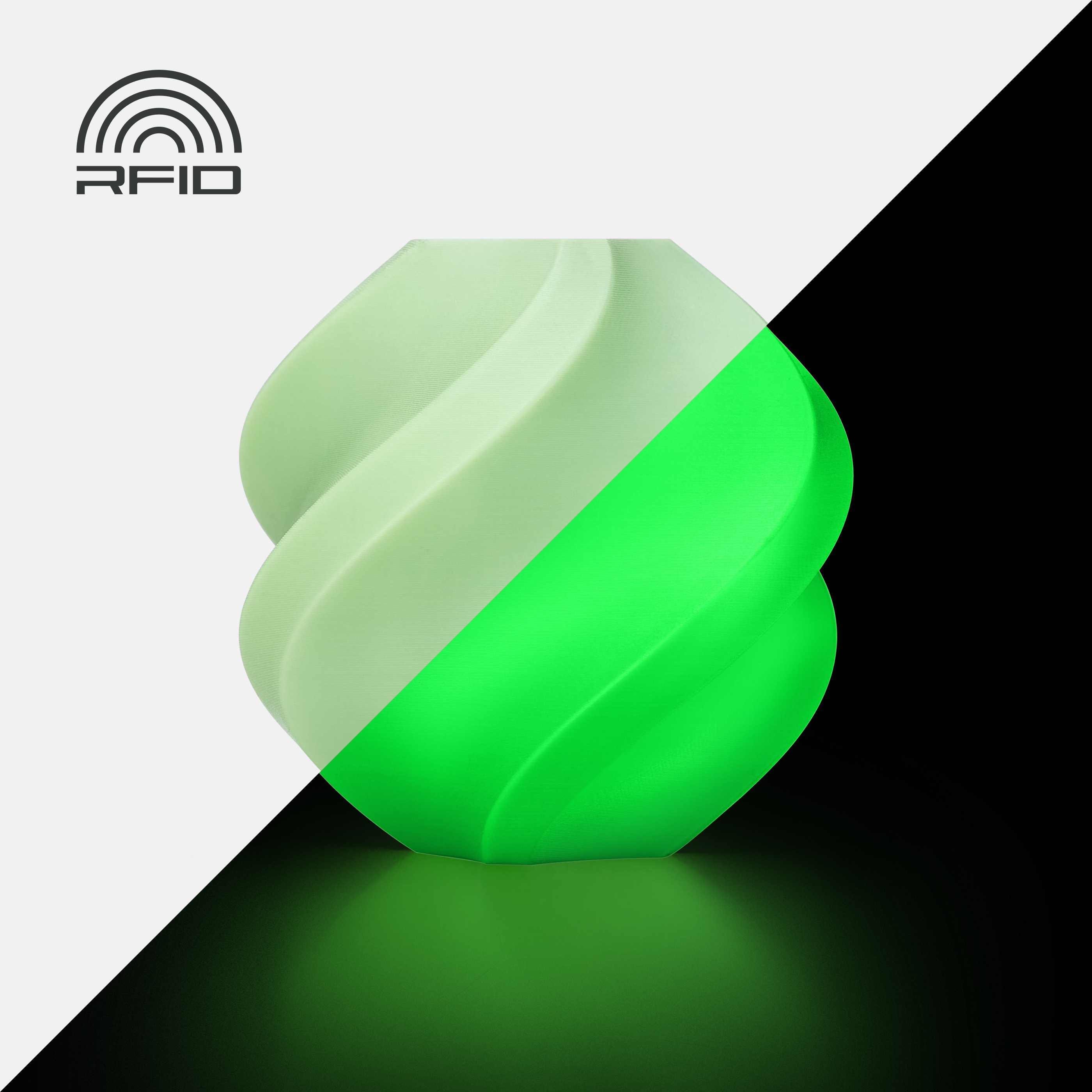 PLA Glow - Glow Green
