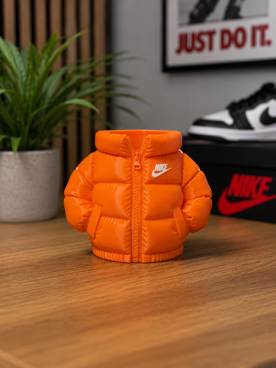 Puffer Jacket Pen Holder